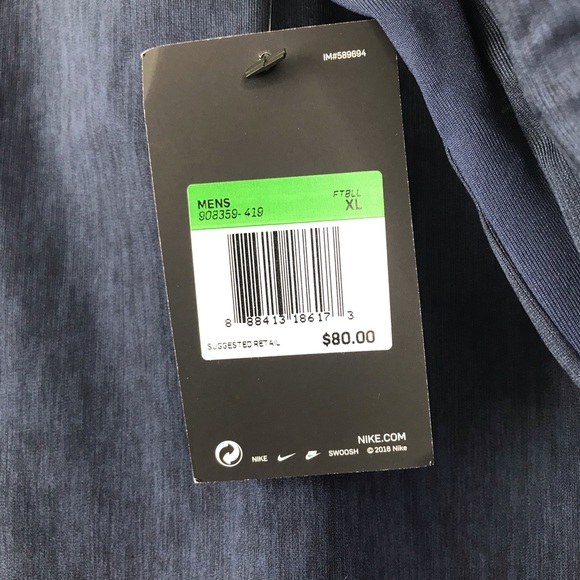 NWT Nike Mens Dri Fit Basketball Hall of Fame Half - Picture 3 of 5